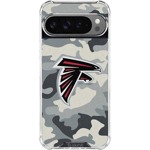 NFL Atlanta Falcons Camo Google Pixel 10 Pro XL Clear Case